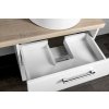 Aqualine VEGA Nábytková zostava do kúpeľne, šírka 97,5 cm, biela/dub platina VG052-02