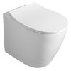 Isvea SENTIMENTI WC misa stojaca, Rimless, 36x55cm spodný/zadný odpad, biela 10SM10004SV