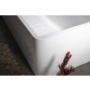 Polysan MARLENE CURVE L MONOLITH Obdĺžniková vaňa 165x75x63cm, biela 72403MCL