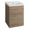 Aqualine ALTAIR umývadlová skrinka 52x72,5x45cm, dub emporio AI355