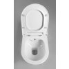 Sapho AVVA CLEANWASH závesná WC misa, integrovaná batéria a bidetová sprška, Rimless, 35,5x53cm, biela 100315