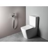 Sapho PORTO RIMLESS WC kombi, spodný/zadný odpad, biela PC102WR