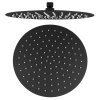 Sapho SLIM Hlavová sprcha, priemer 300mm, čierna mat MS573B