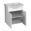 Aqualine KERAMIA FRESH umývadlová skrinka 60,6x74x34cm, biela 50063A