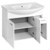 Aqualine ZOJA umývadlová skrinka 82,8x74x34,3cm, biela 51083A