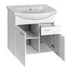 Aqualine ZOJA umývadlová skrinka 71,5x74x34cm, biela 51075A