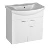 Aqualine ZOJA umývadlová skrinka 71,5x74x34cm, biela 51075A