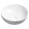 Sapho RONDANE keramické umývadlo, priemer 41cm, na dosku, biela AR435