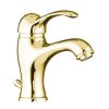 Sapho KIRKÉ stojánkova umývadlová batéria s výpusťou, zlato KI02Z