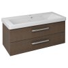 Sapho THEIA Umývadlová skrinka 101,4x43,5x44,2cm, 2x zásuvka, borovica rustik TH105-1616