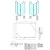 Polysan ZOOM sprchová bočná stena 1000mm, číre sklo ZL3210