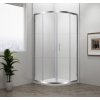 Polysan EASY štvrťkruhová sprchová zástena 900x900mm, L/R, čire sklo EL2615