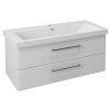 Sapho THEIA umývadlová skrinka 101,4x43,5x44,2cm, 2xzásuvka, biela TH105-3030