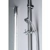 Sapho VANITY sprchový stĺp s pripojením na batériu, hlavová a ručná sprcha, chróm SET061