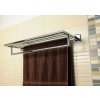 Sapho X-SQUARE polička na uteráky s hrazdou 650x110x215mm, chróm XQ601