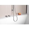 Sapho Sprchová tyč s vývodom vody, posuvný držiak, okrúhly, 720mm, chróm 1202-08