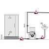 PUMPA PumpaLift WC-3 230V 0,4kW fekálne čerpadlo pre WC + 3 prívody ZB00070840