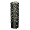 2372 aries black round ni2 sauna heater front