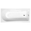 Polysan LISA hydromasážna vaňa, 160x70x47cm, Active Hydro-Air, chróm 86111.201