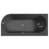 Polysan ASTRA L MONOLITH asymetrická vaňa 160x75x60cm, šedá 33611M.30