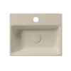 GSI NUBES keramické umývadlo 40x32cm, brúsená spodná hrana, creta mat 96849108