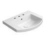GSI NORM keramické umývadlo oblé 60x49cm, 3 otvory, biela ExtraGlaze 8645311