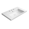 GSI NORM keramické umývadlo 80x50cm, 3 otvory, biela ExtraGlaze 8634311