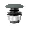 GSI umývadlová výpust 5/4", click-clack, keramická zátka, 5-65mm, agave mat PCS04