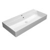 GSI KUBE X keramické umývadlo 100x47cm, brúsená spodná hrana, biela ExtraGlaze 94239111