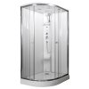 ARTTEC SIRIUS 120 x 90 cm - Parný sprchový box model 8 číre sklo pravá vanička PAN04649