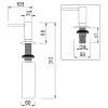 vestaveny davkovac pr pumpy 25 mm vykres