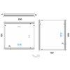 led zrcadlo 800x700 s dotykovym senzorem vykres