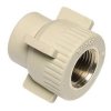 WAVIN EKOPLASTIK PPR adaptér 20mm, 1/2", s kovovým vnútorným závitom, s krížom, zváranie, voda, PP-R, SZI02020KRCT