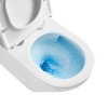 Mereo WC kombi, vyvýšené, vario odpad, kapotované, Smart Flush RIMLESS, keramické, vr. sedátka VSD92T1