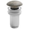 Sapho Umývadlová výpust 5/4", click-clack, keramická zátka, 10-50mm, breccia marmor AR900BM