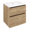 Sapho EZARA umývadlová skrinka 59,2x64x46cm, dub alabama EZ601-2222
