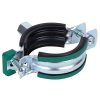 WALRAVEN KSB2 objímka 54-58mm pre M8/10, dvojitá skrutka, s gumou, oceľ, 3396058