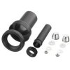 OTTO HAAS Závesná WC pripojovacia súprava DN90/110, 180 mm, excentrická, zvárateľná, polyetylén, čierna, 3287