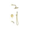 BESCO Podomietkový sprchový set VEO zlatá lesklá BABPVJZ