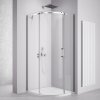 Polysan THRON SQUARE štvrťkruhová sprchová zástena 900x900mm, číre sklo, ľavá TL2690L-5002