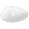 CERASTYLE OVALI keramické umývadlo 61x34cm, biela TU0721
