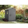 Záhradný domček Keter Darwin 4 x 6 sivý, s podlahou, 610139
