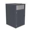 Prístrešok na odpadky G21 73x121x82 cm, antracitový kov, 63900854