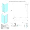 Gelco LORO štvorcová sprchová zástena 1000x1000mm GN4510-04