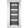 Aqualine DIRECT vykurovacie teleso s bočným pripojením 600x1680mm, čierna mat ILR66B