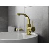 BESCO Stojanková umývadlová batéria DECCO II Zlatá lesklá BABUDIIJZ