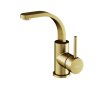 BESCO Stojanková umývadlová batéria DECCO II Zlatá brúsená BABUDIIBZ