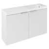 Sapho LATUS X umývadlová skrinka 78,8x50x22cm, biela LT110-SET01