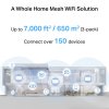 WiFi router TP-Link Mercusys Halo H27BE(3-pack) WiFi 7, BE3600, 1x 2,5GLAN, 2x GLAN, 2,4/5 GHz, 52449899