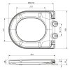 SAMONA BOA WC sedátko, Soft Close, Easy Take, biela 44845302